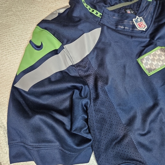 Nike On Field Seattle Seahawks Russell Wilson #3 STITCHED NFL Jersey Size 44 - Picture 15 of 16
